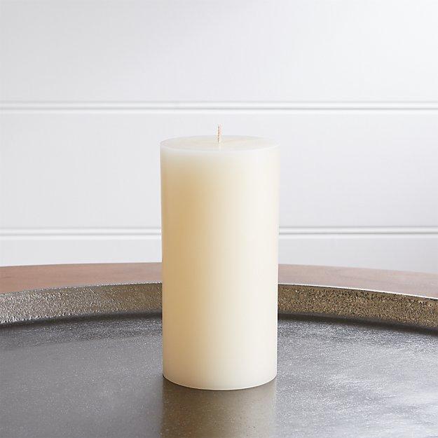3"x6" Ivory Pillar Candle