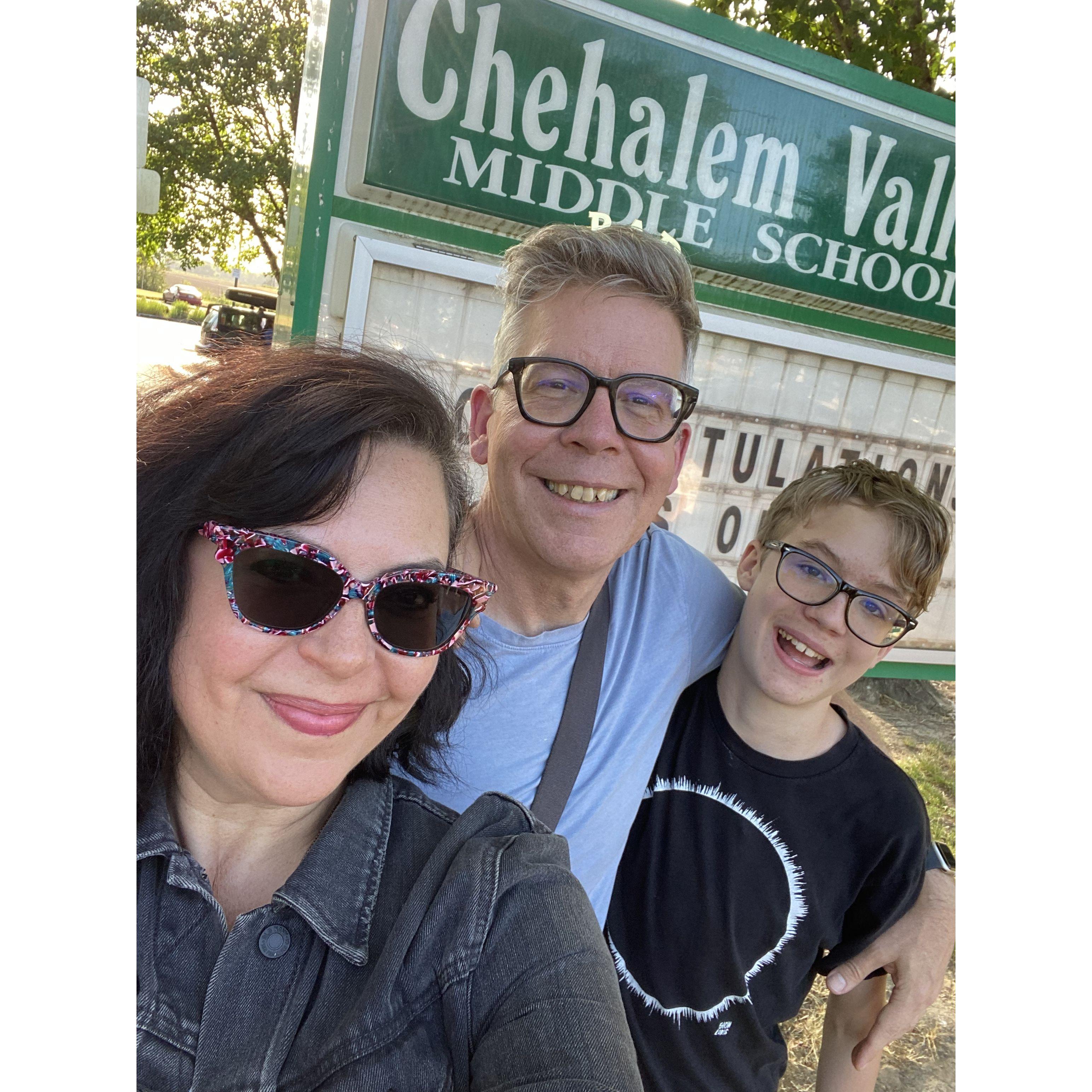 Middle school graduation!