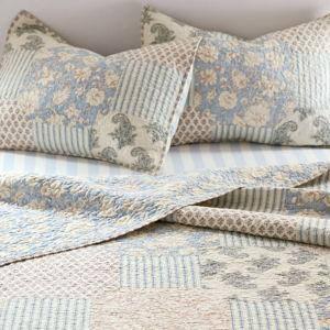 Provencal Rose Quilt Set - KING