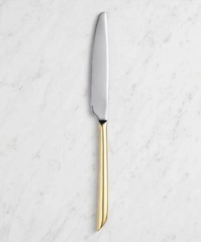 Gold Wave Dinner Knives Set of 4