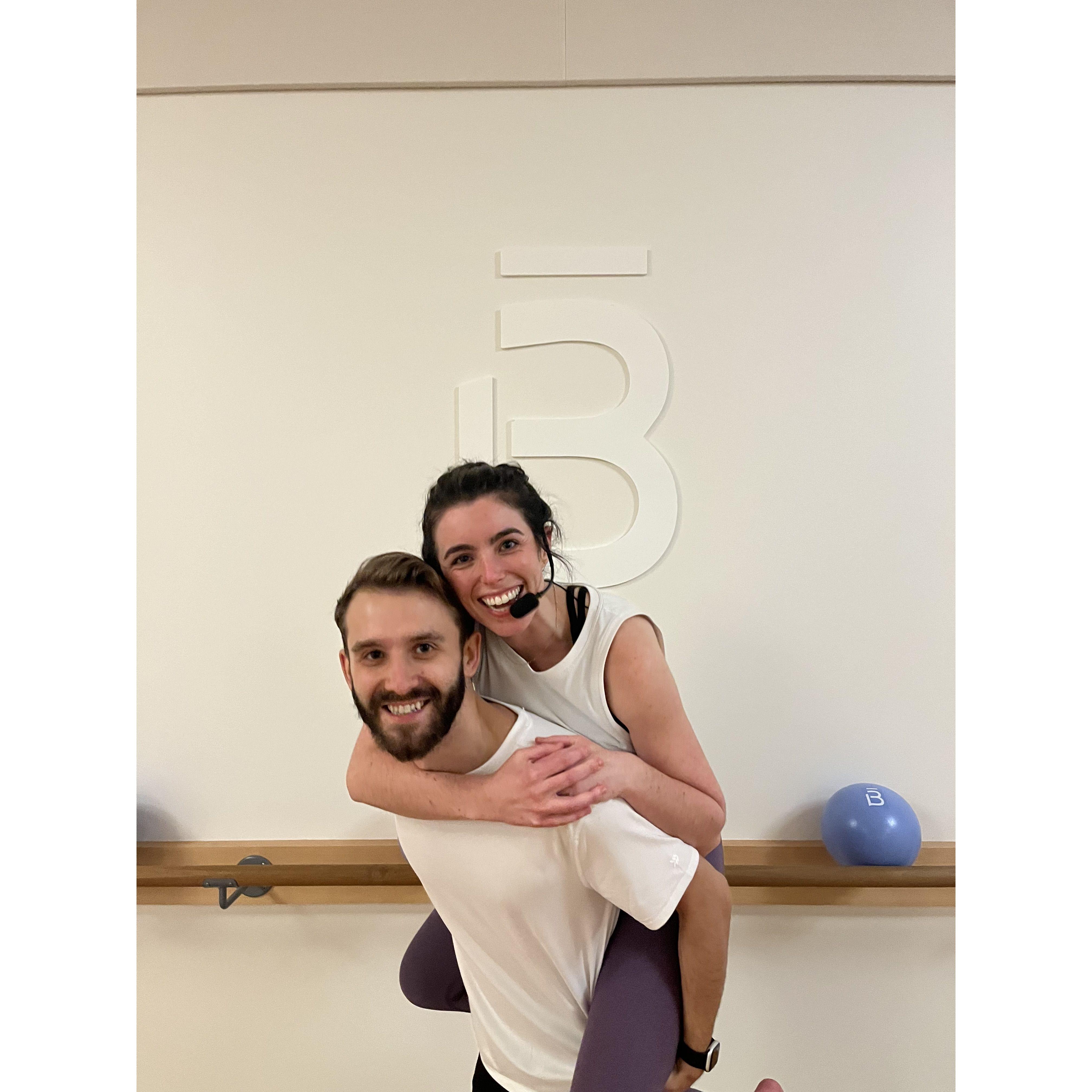 Daniel's first time at Barre