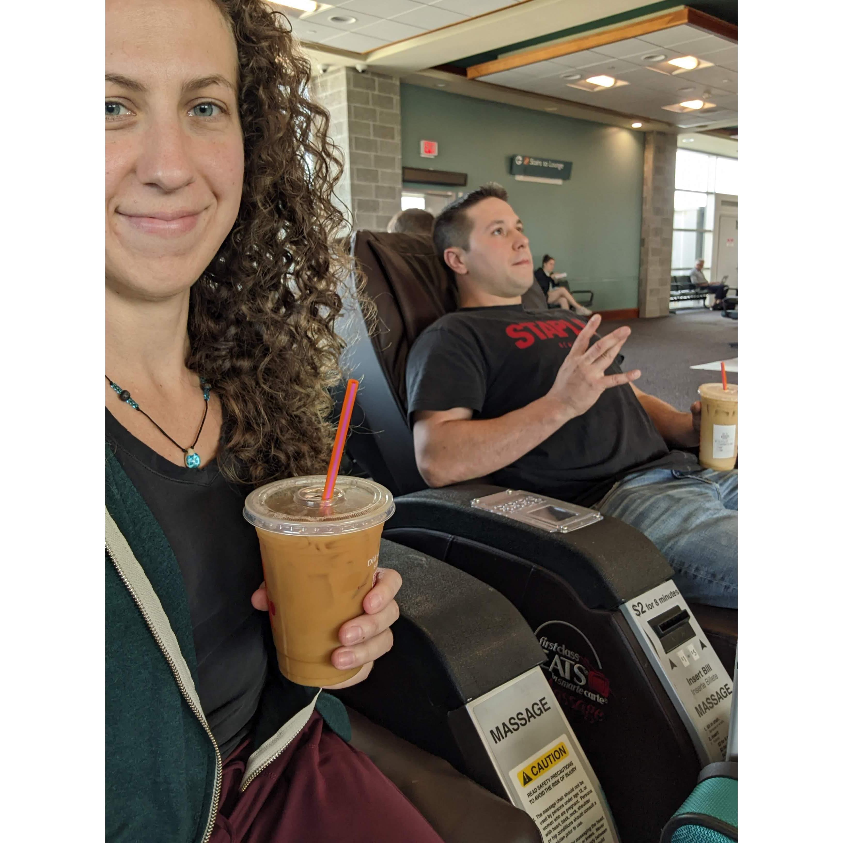 waiting in the airport