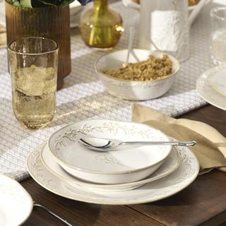 Homespun 16-Piece Dinnerware Set, Service for 4