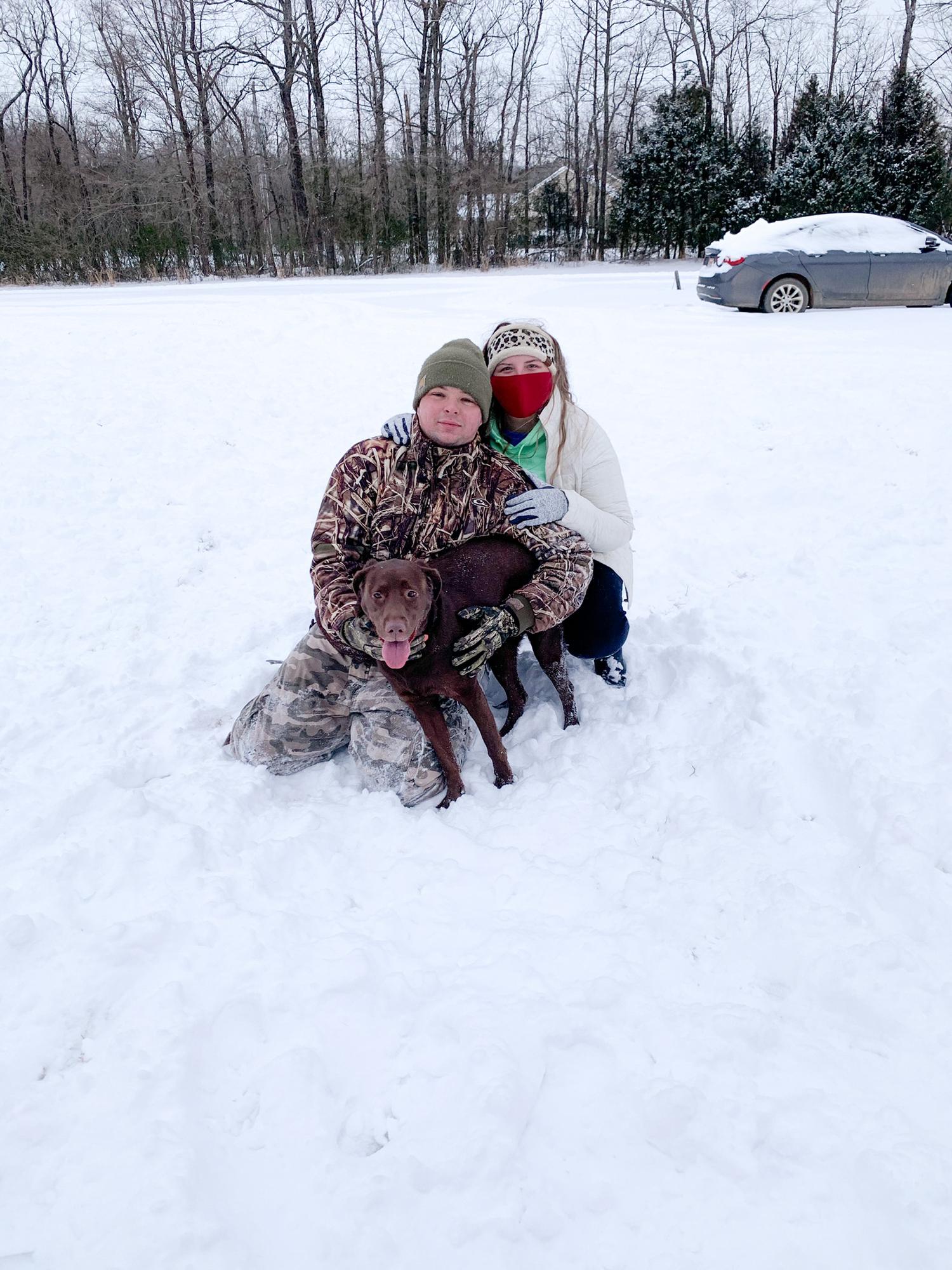 Our first snow together