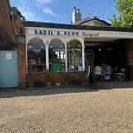 Basil & Blue Courtyard