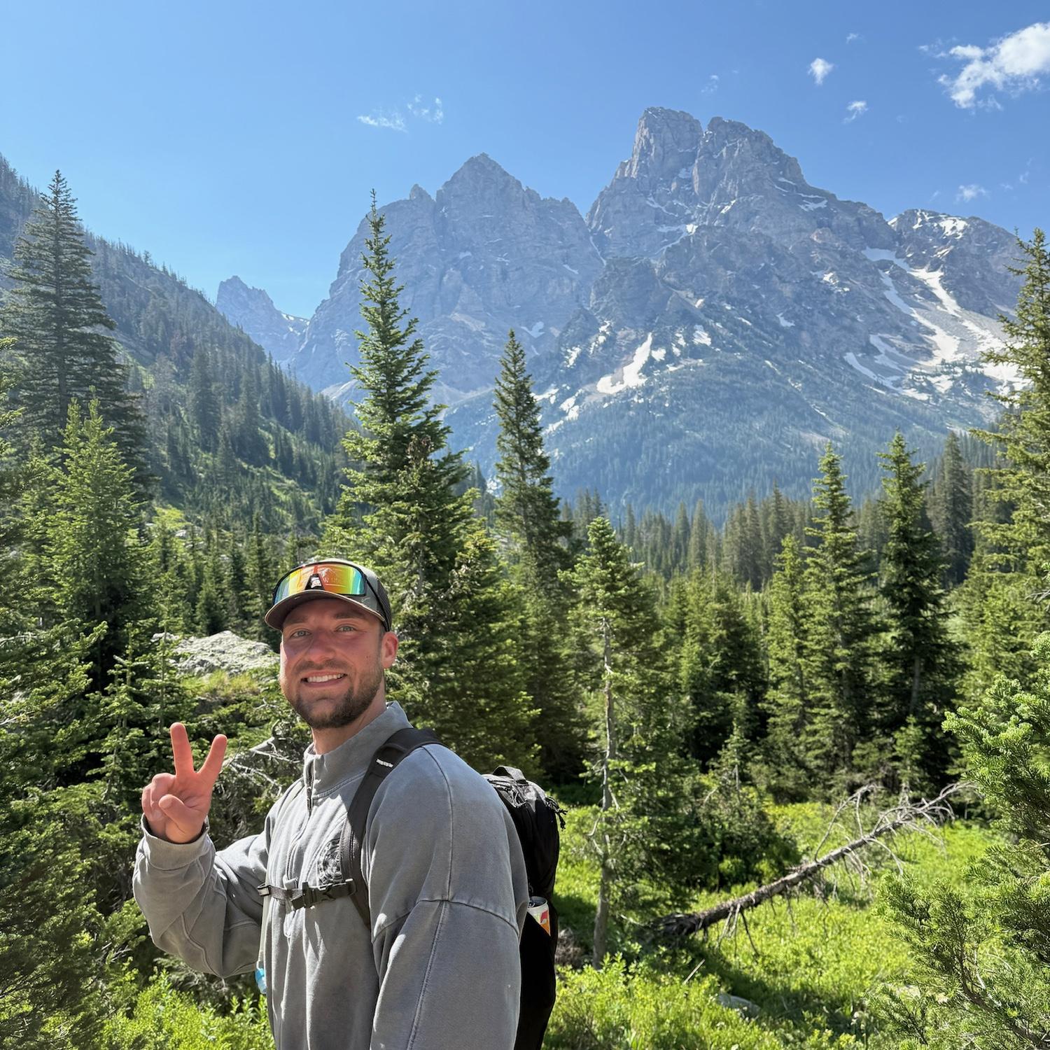 Grand Tetons 19 mile hike WY
