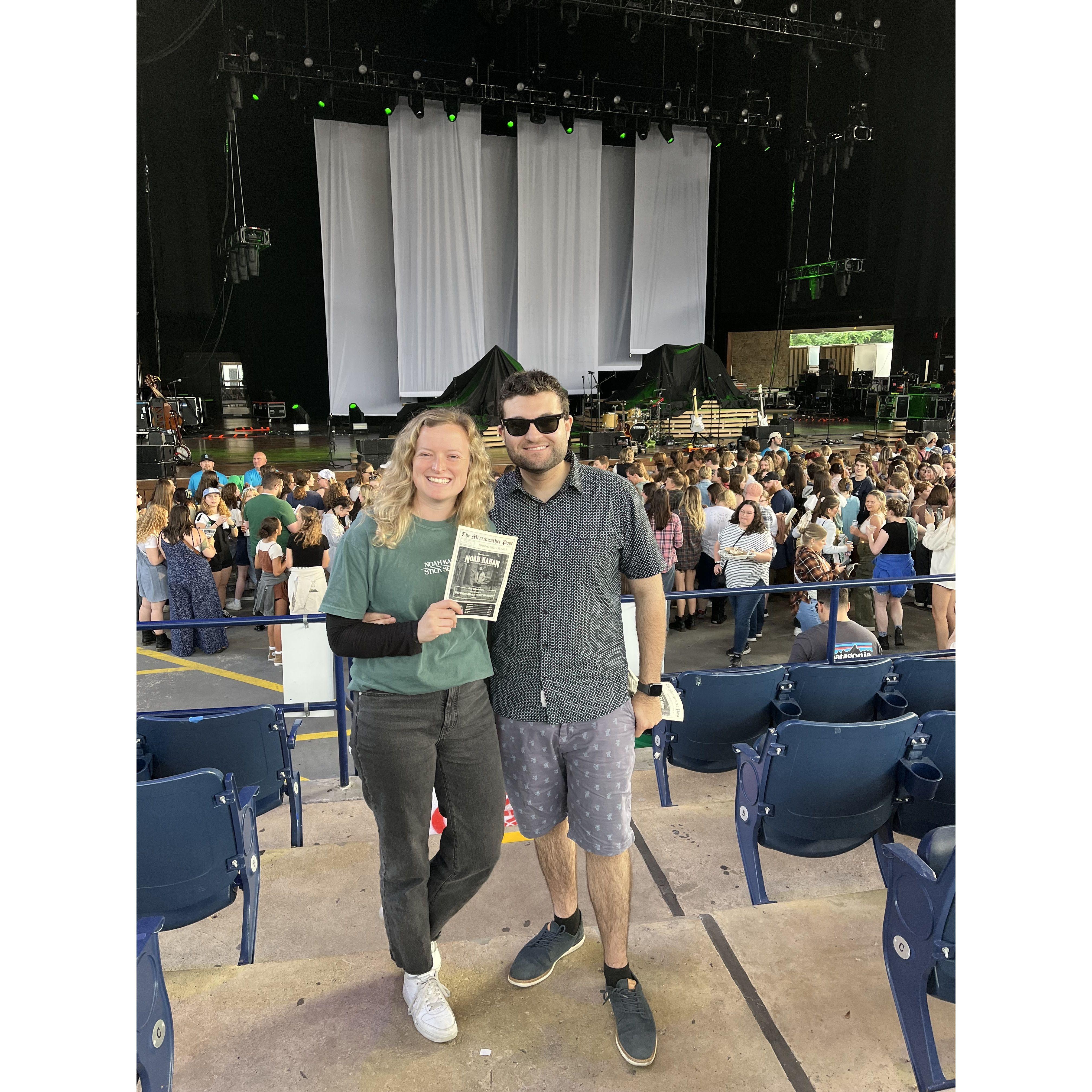 JP and Lindsey's first concert together!