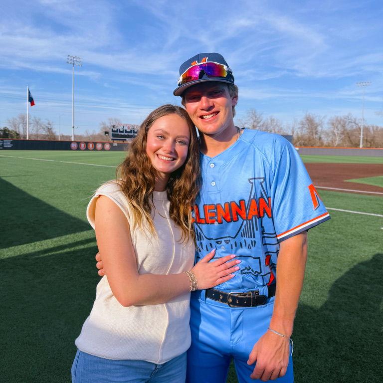 Tyler's baseball game at McLennan