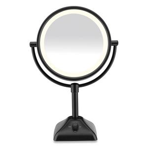 Conair® Variable Lighted 1X/10X Mirror in Black