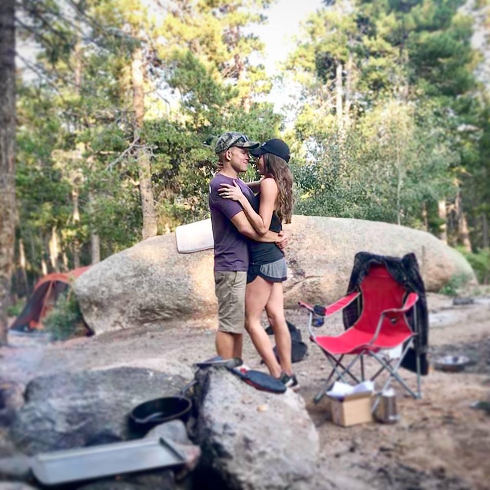 Engagement camping trip!