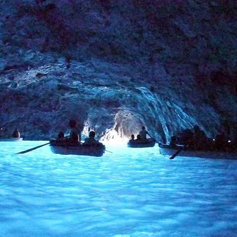 The Blue Grotto in Capri