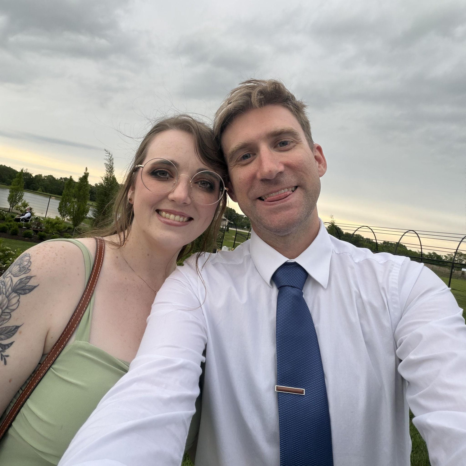 We got to take some fun pics while at the Rice's wedding.