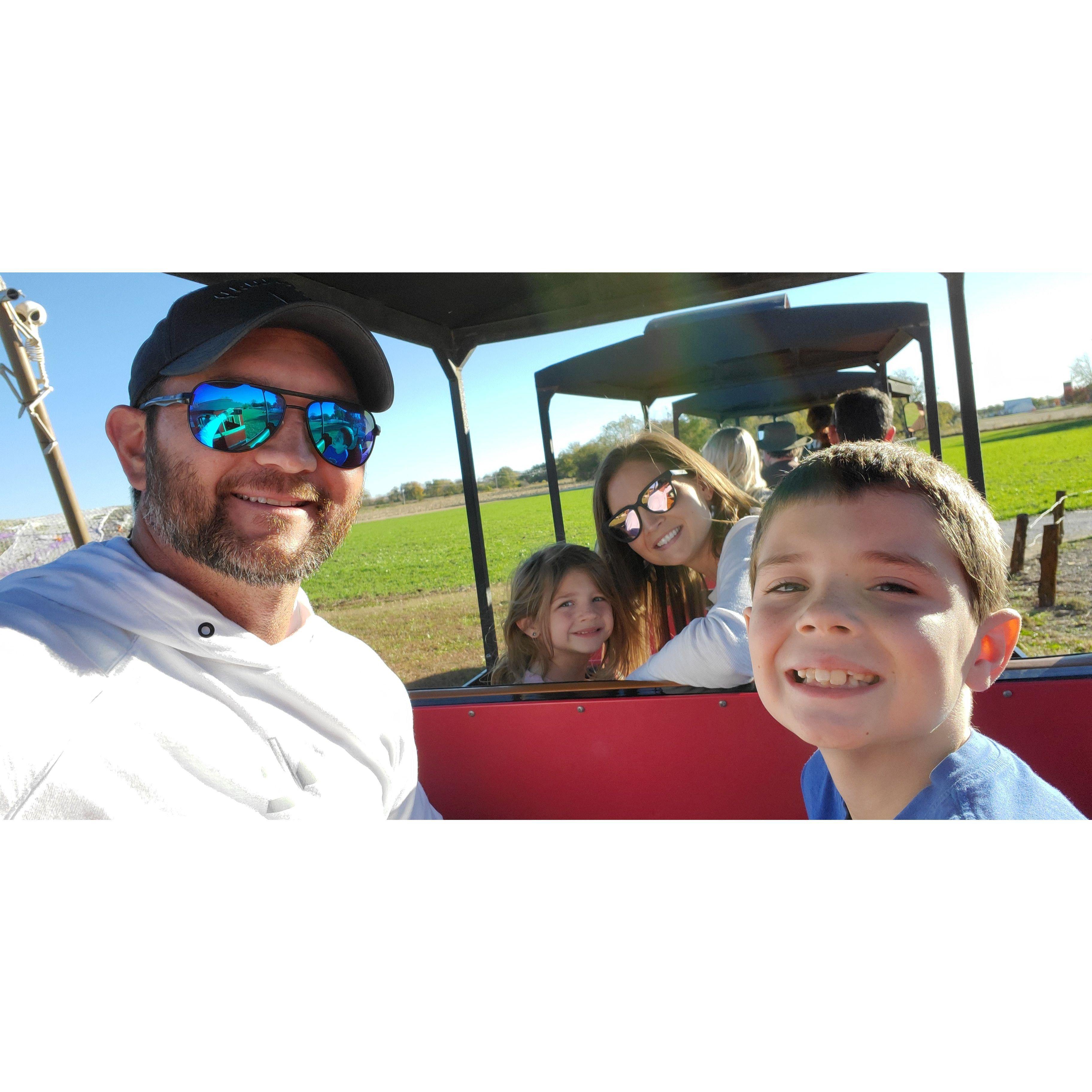 Pumpkin Patch train ride.