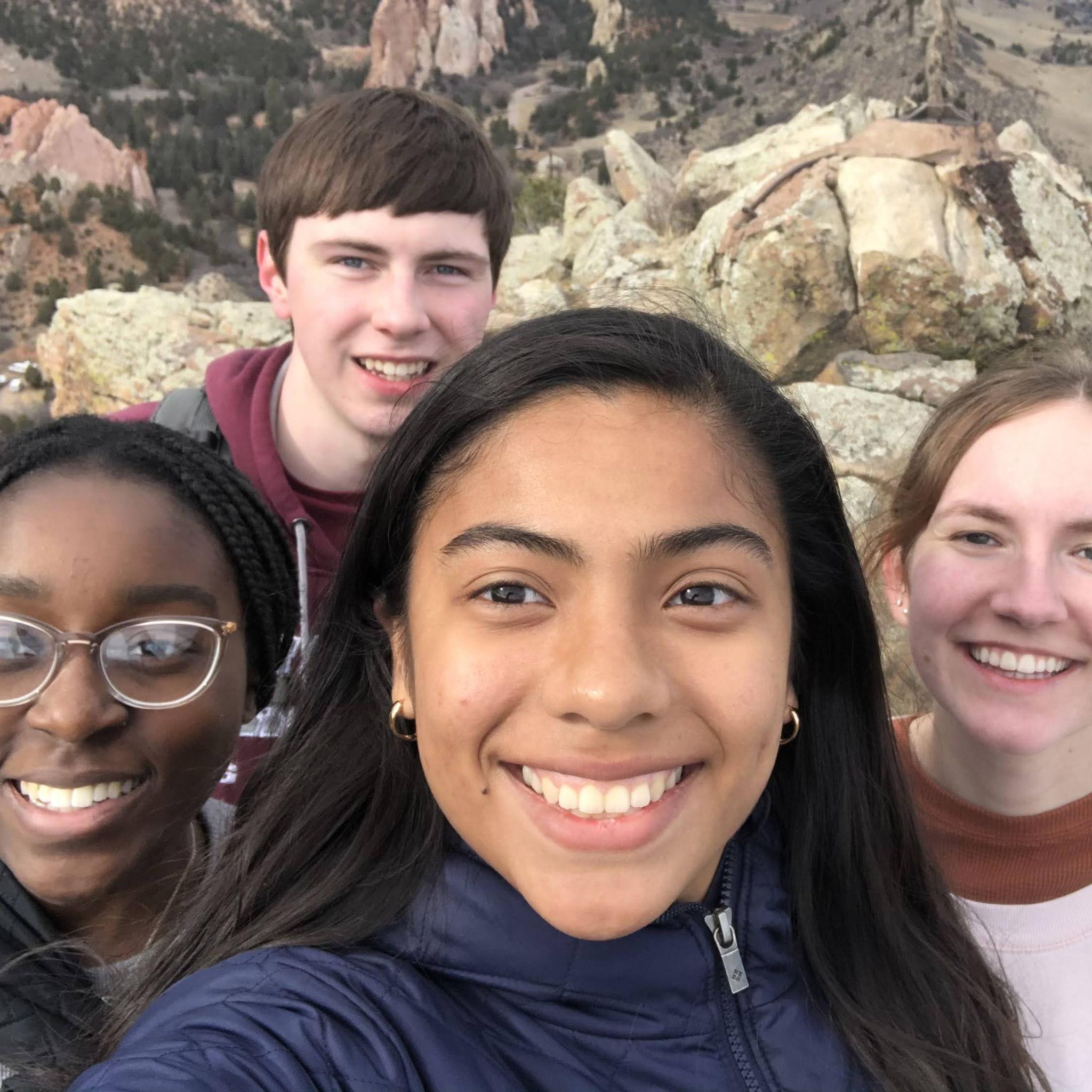 When we first started talking as acquantainces! This is when he lead a hike in Colorado!