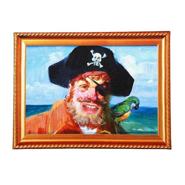 Hot Topic Spongebob Squarepants Captain Canvas Wall Art Multi One Size