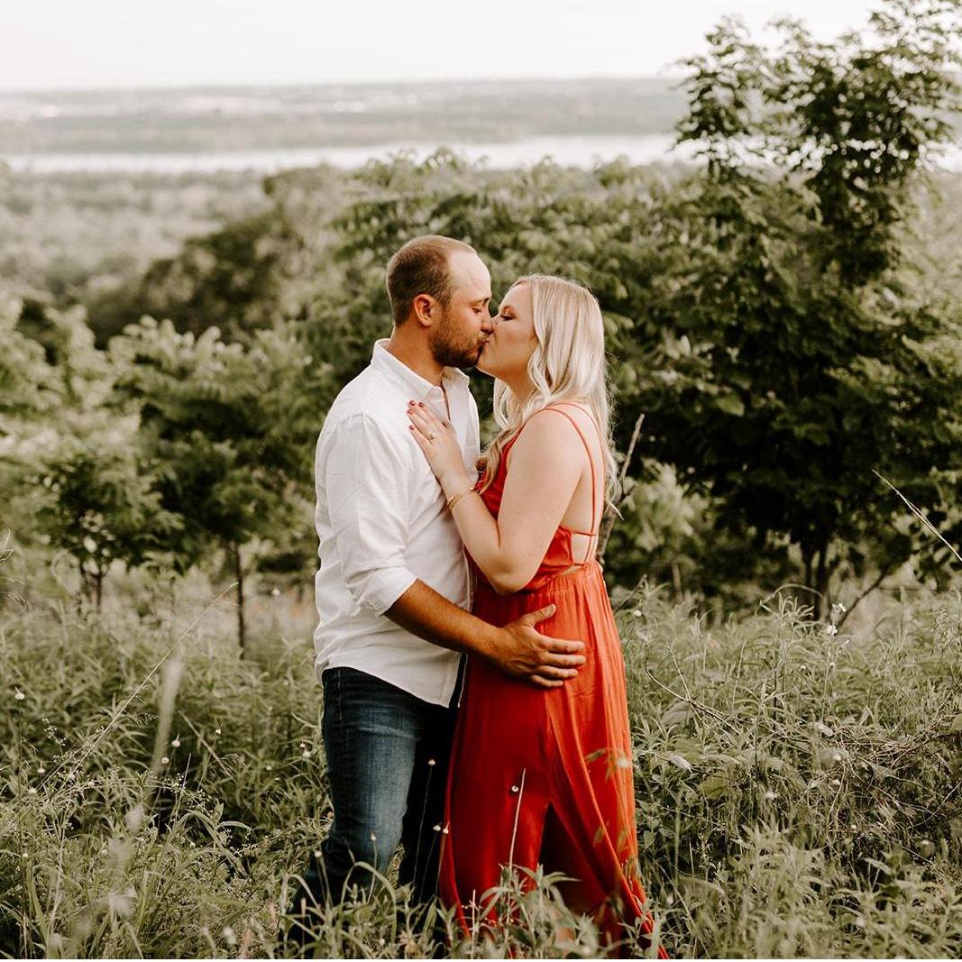 Engagement photos by Angellica Photography at Pere Marquette State Park!