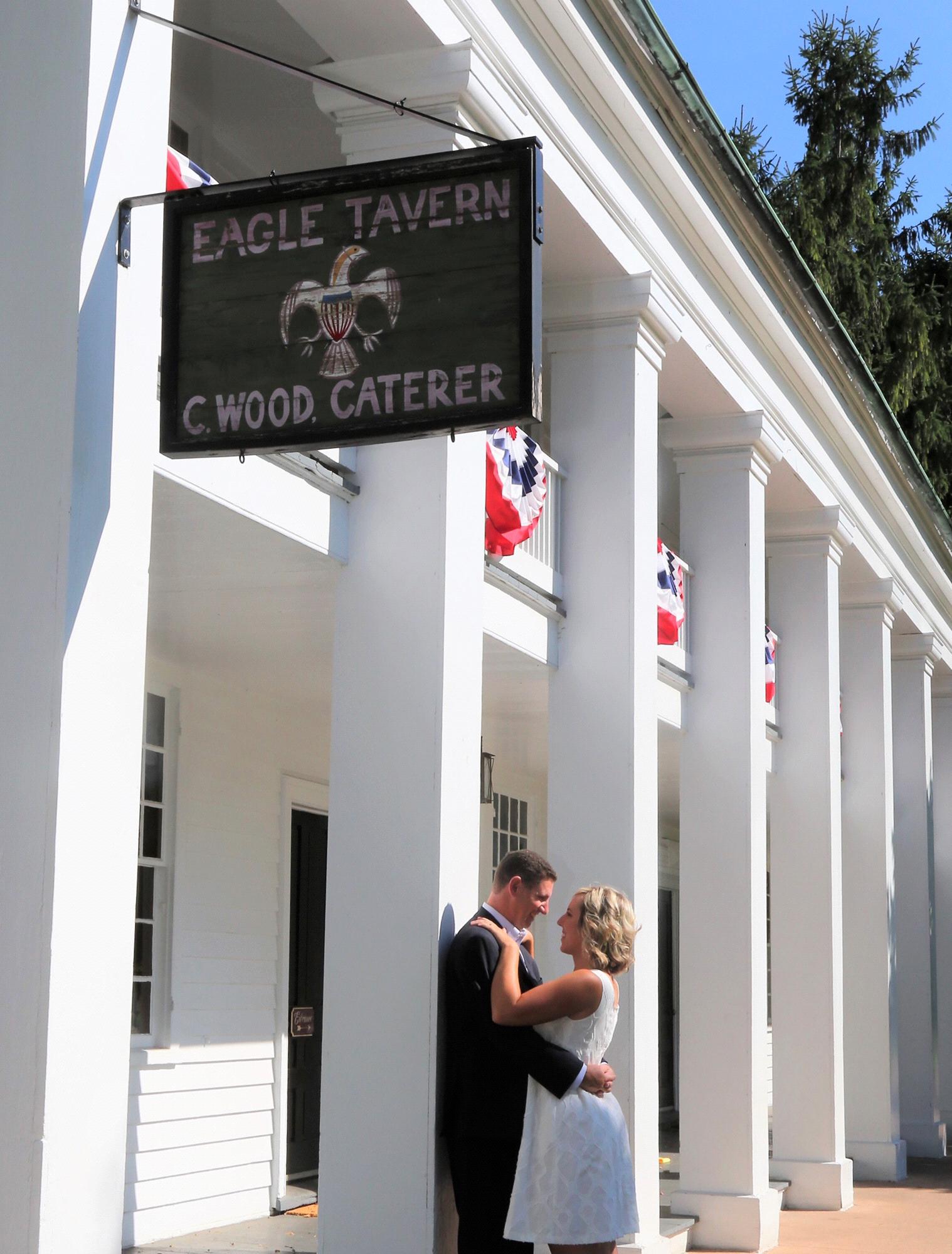 Eagle Tavern of Greenfield Village will be the venue for the reception.  The Eagle Tavern is a historical Tavern built in 1831-32 in Clinton, MI.