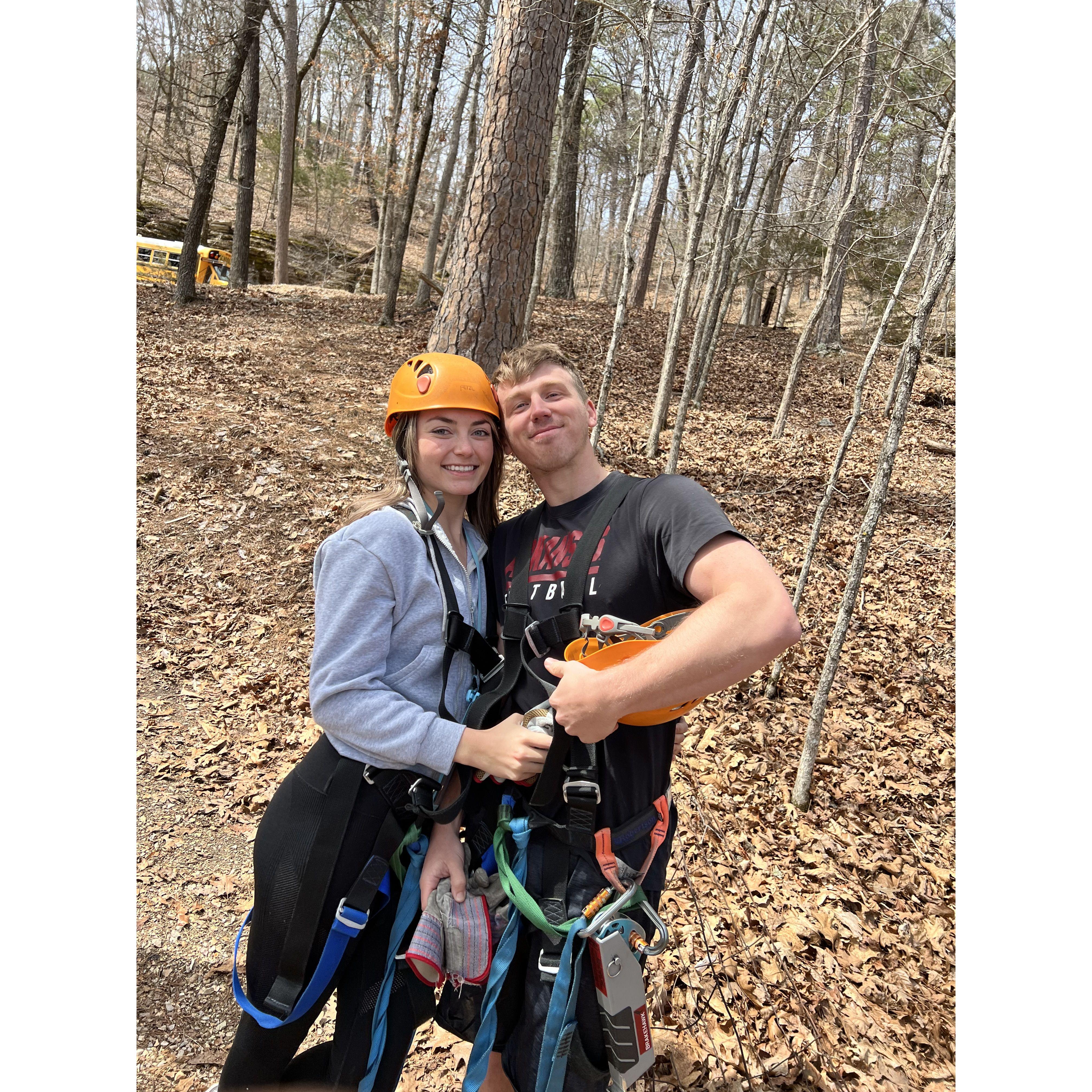 A Ziplining surprise for Patricks birthday in 2022!