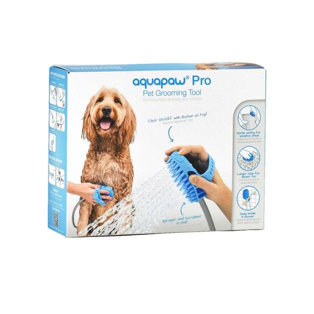 Aquapaw Pro Dog Grooming Tool, Blue