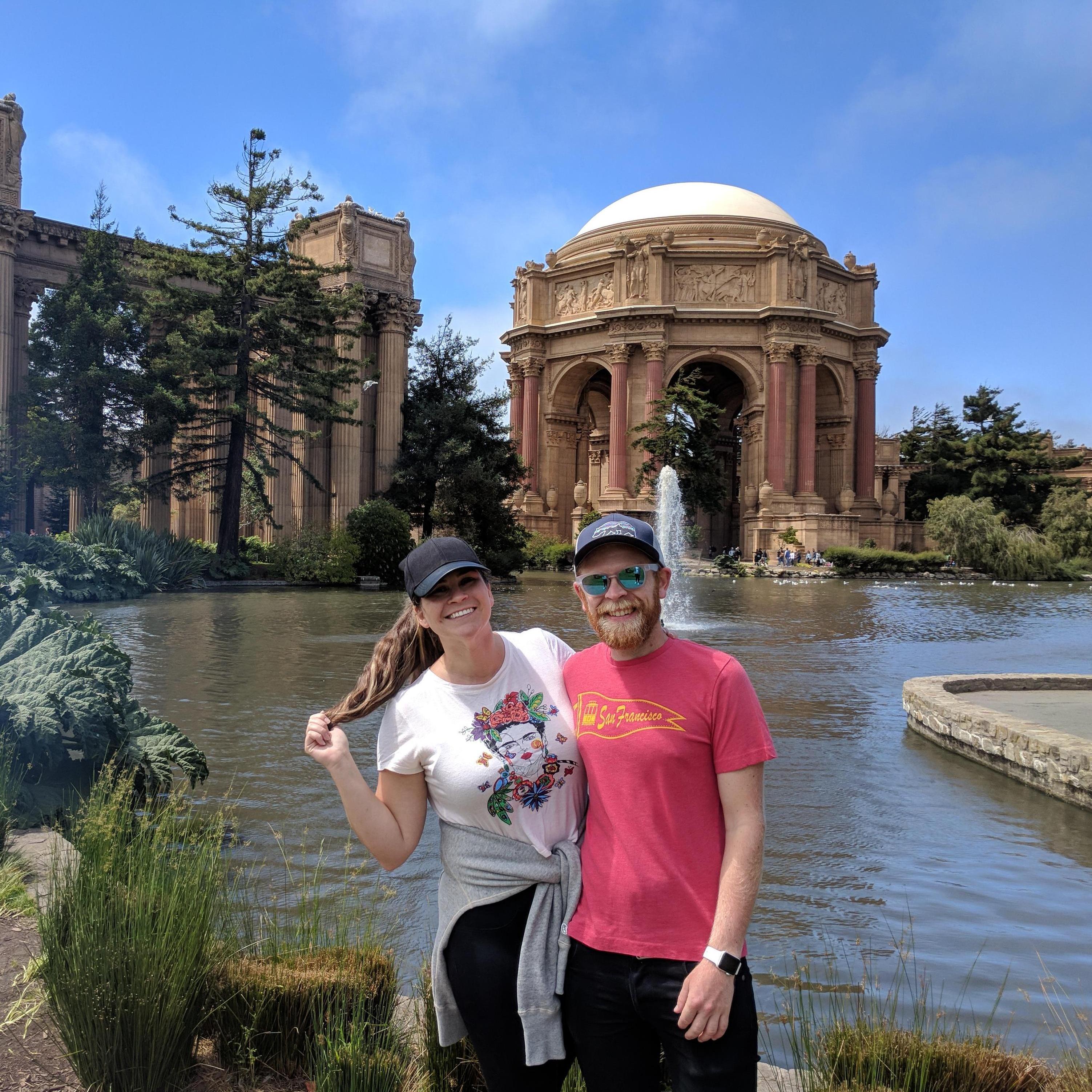 Exploring the Palace of Fine Arts in SF