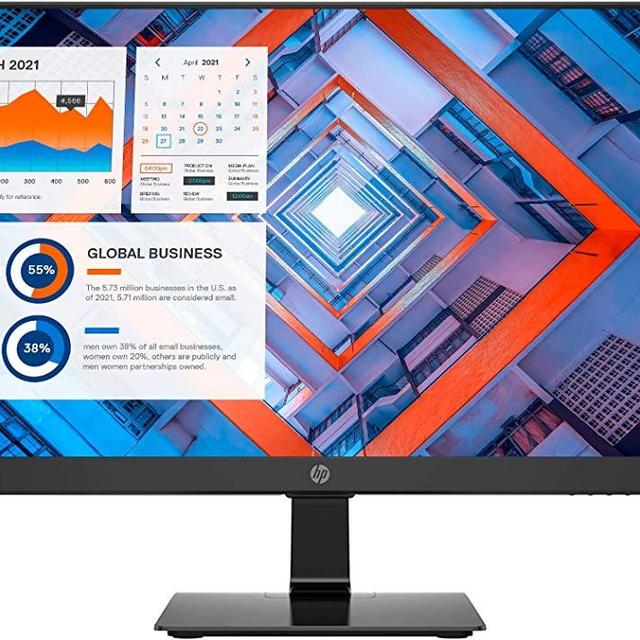 HP 27 inch 1080P Computer Monitor, 27" Full HD (1920 x 1080) 60Hz Anti-Glare IPS Display, HDMI, VGA, Ideal for Home and Business, Black (2022 Latest Model)