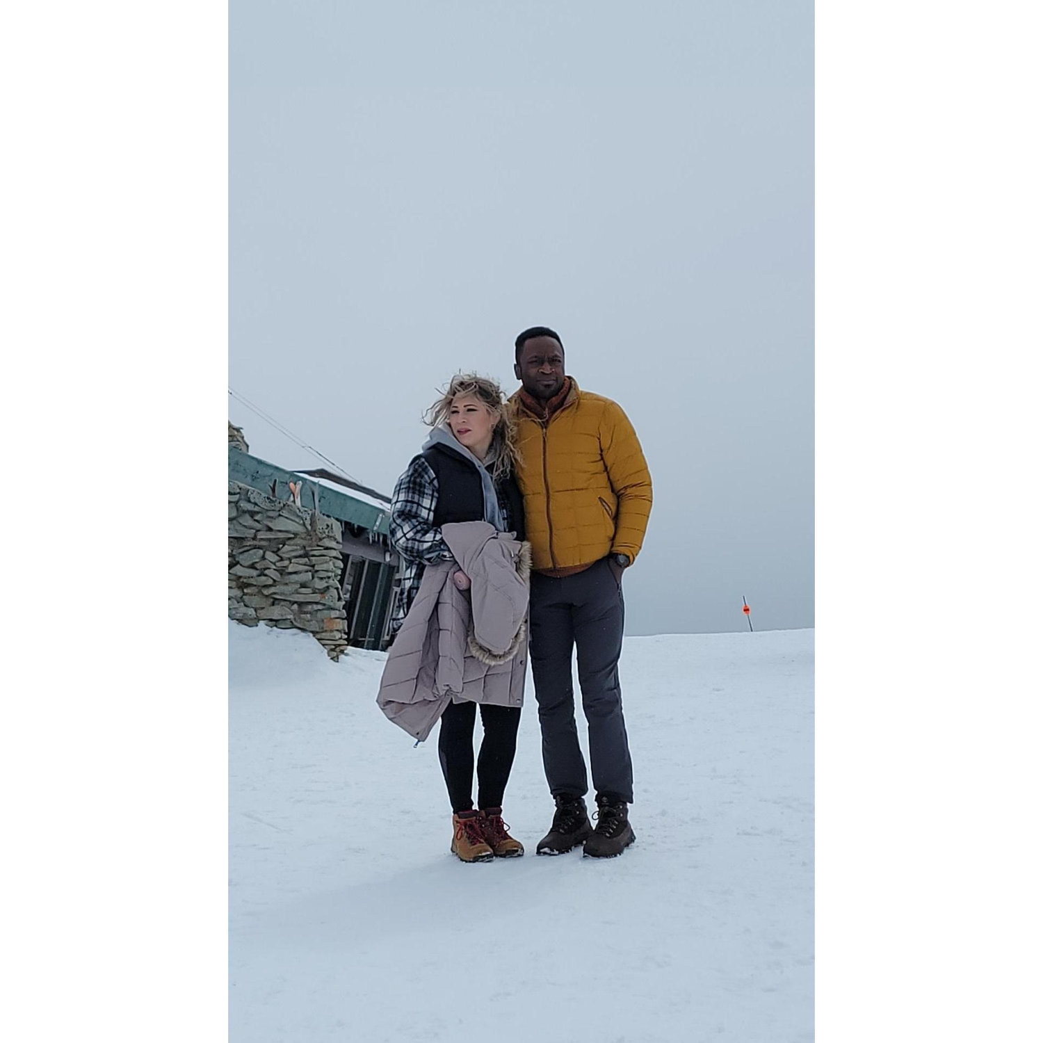 Beating the Seattle freeze on top of a chilly mountain with friends.
