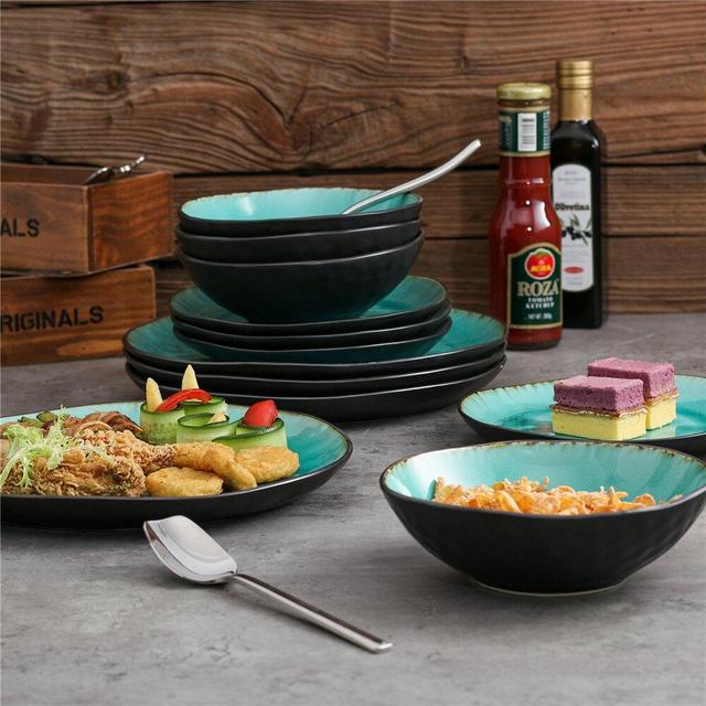 Tashia 12 Piece Dinnerware Set, Service for 4