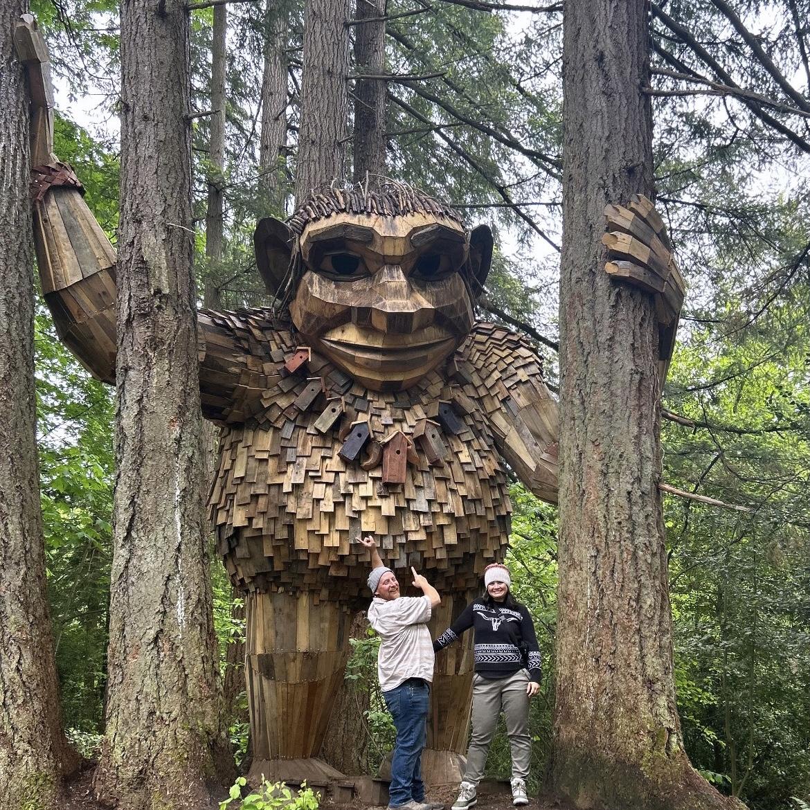 We went out for more troll hunting. ☺️