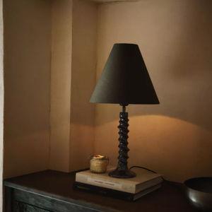 TABLE LAMP WITH EMBOSSMENTS