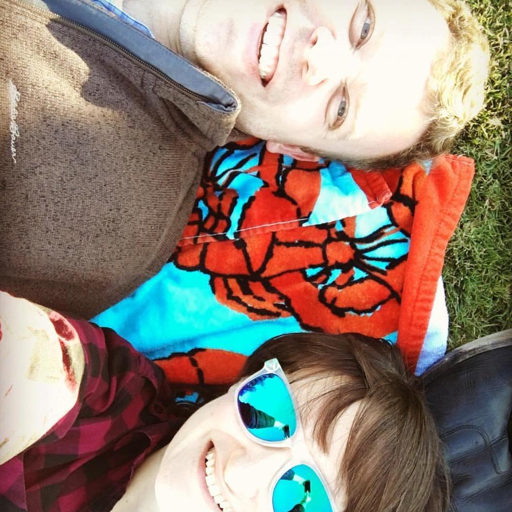 Enjoying a concert at Shoreline Amphitheatre