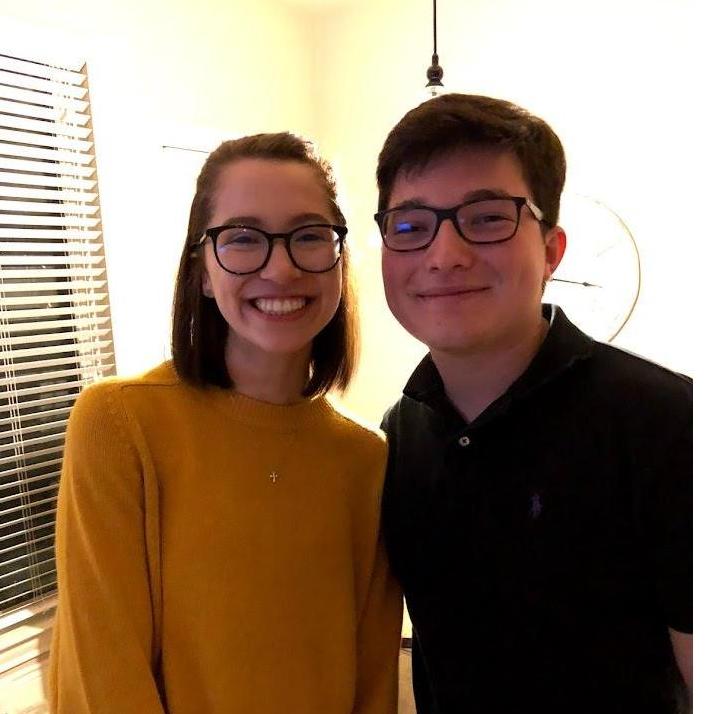 Our first picture together, about two weeks into us dating!