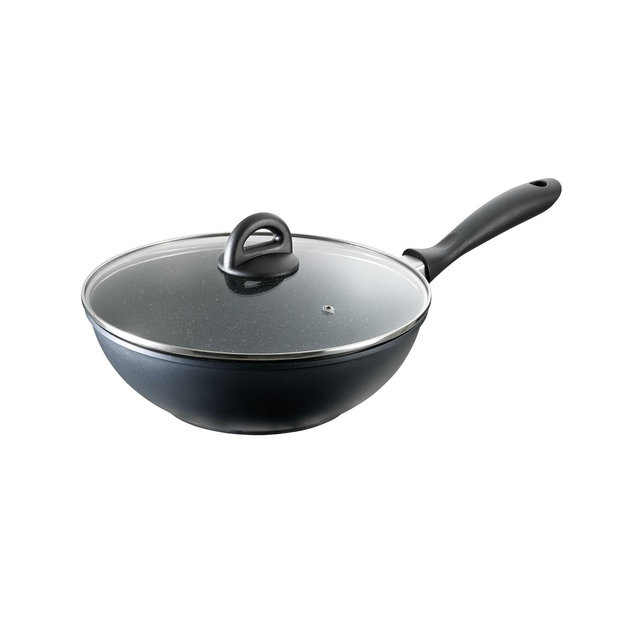 Cuisine::pro® STONE 11" Cast Aluminum Wok