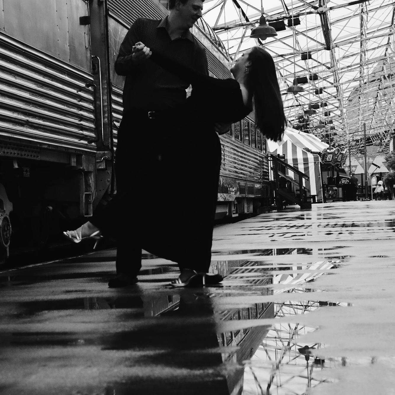 At Union Station. Isn't this a cool picture?