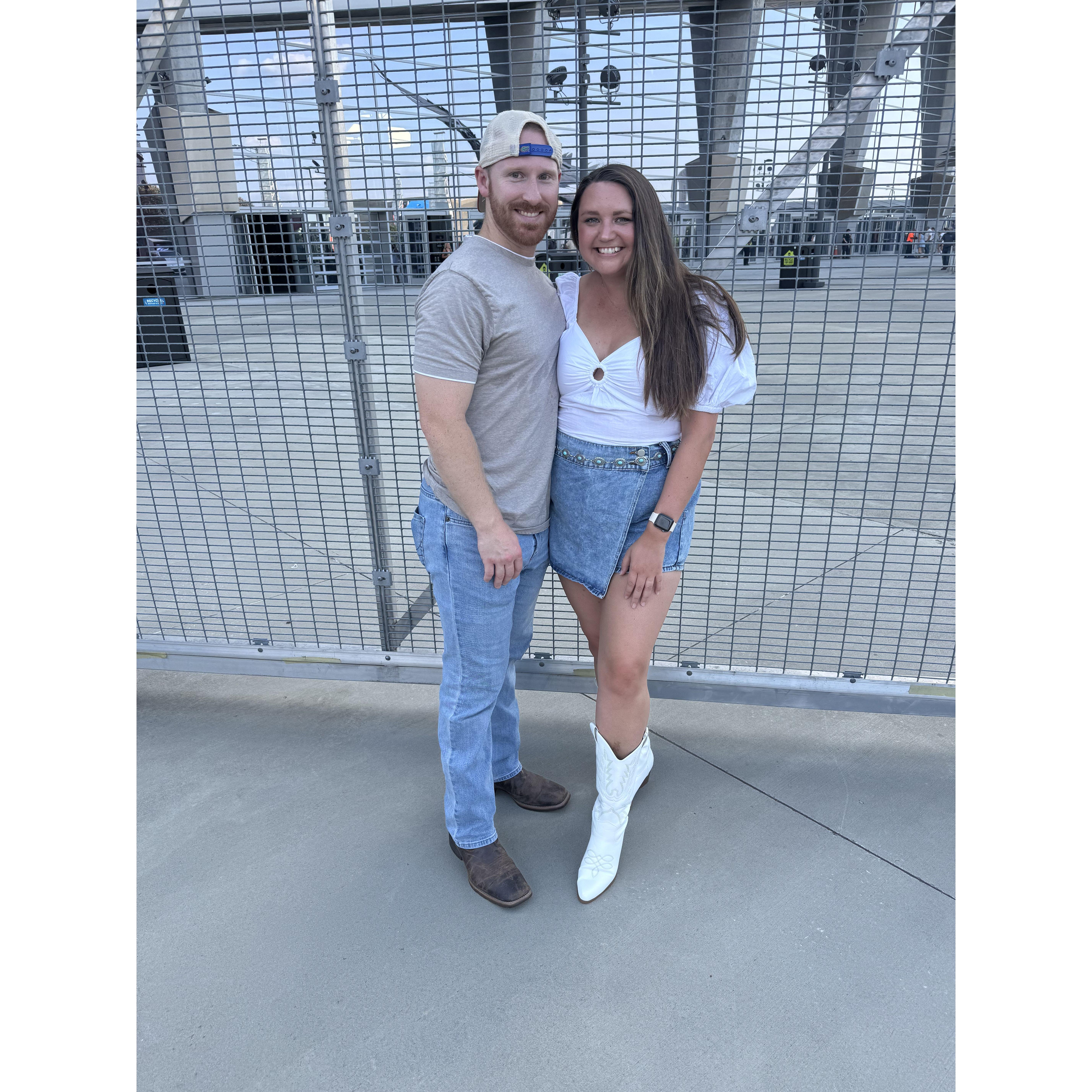 Zach Bryan concert in ATL, GA! Marissa bought these tickets only 2 weeks after meeting Ryan!