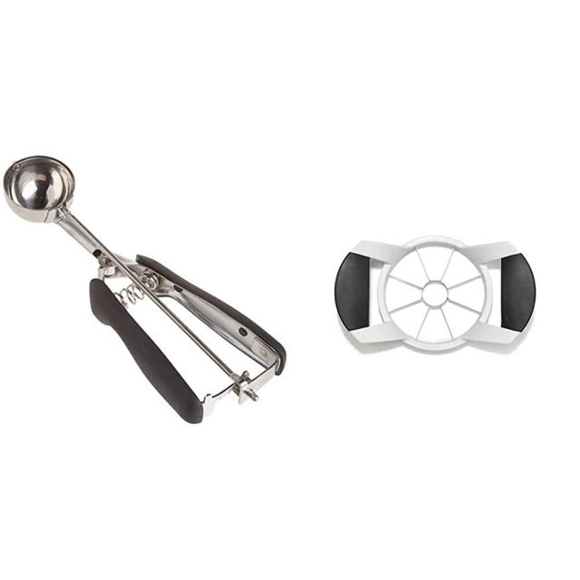 OXO Good Grips Medium Cookie Scoop & Good Grips Apple Slicer, Corer and Divider