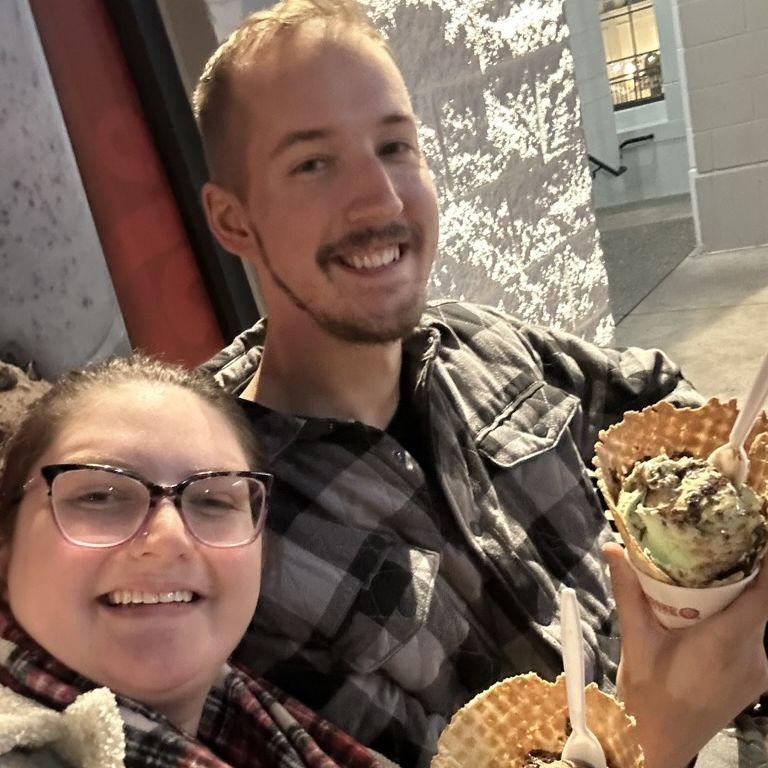 Enjoying a sweet treat with someone even sweeter!
11-18-2023