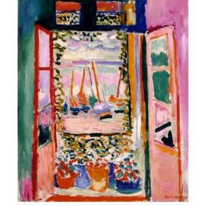 Open Window, Collioure, Matissa 1905 print
