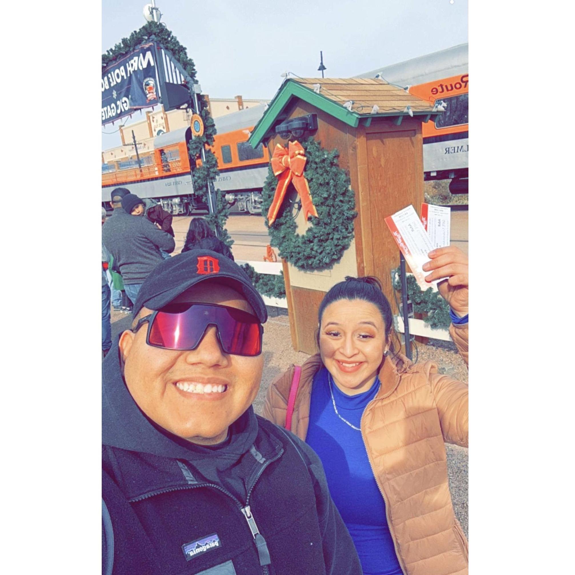 We love to travel; our first time on a train