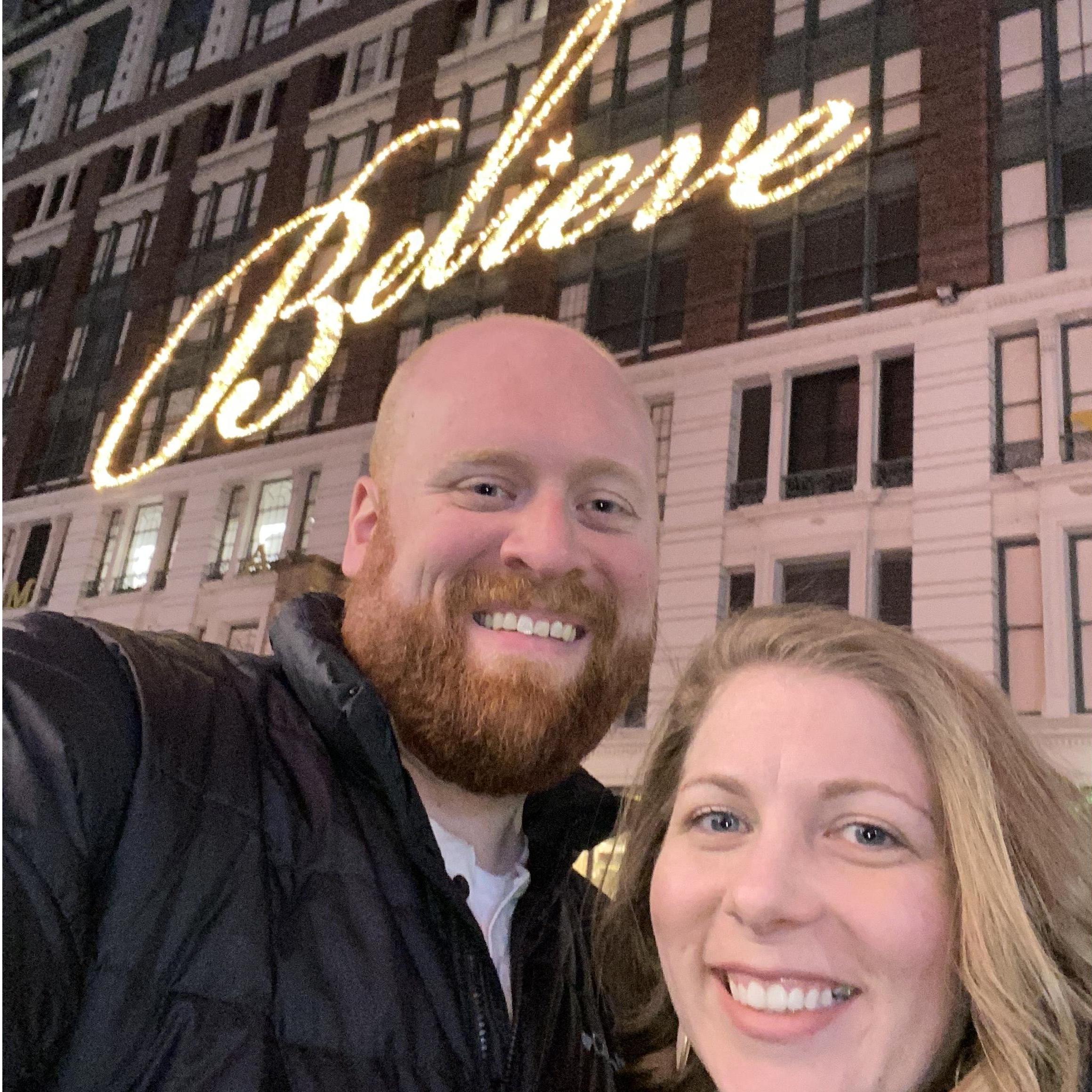 Soon after we got engaged!