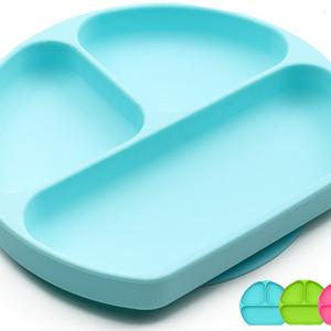 Silicone Suction Plate (Blue)