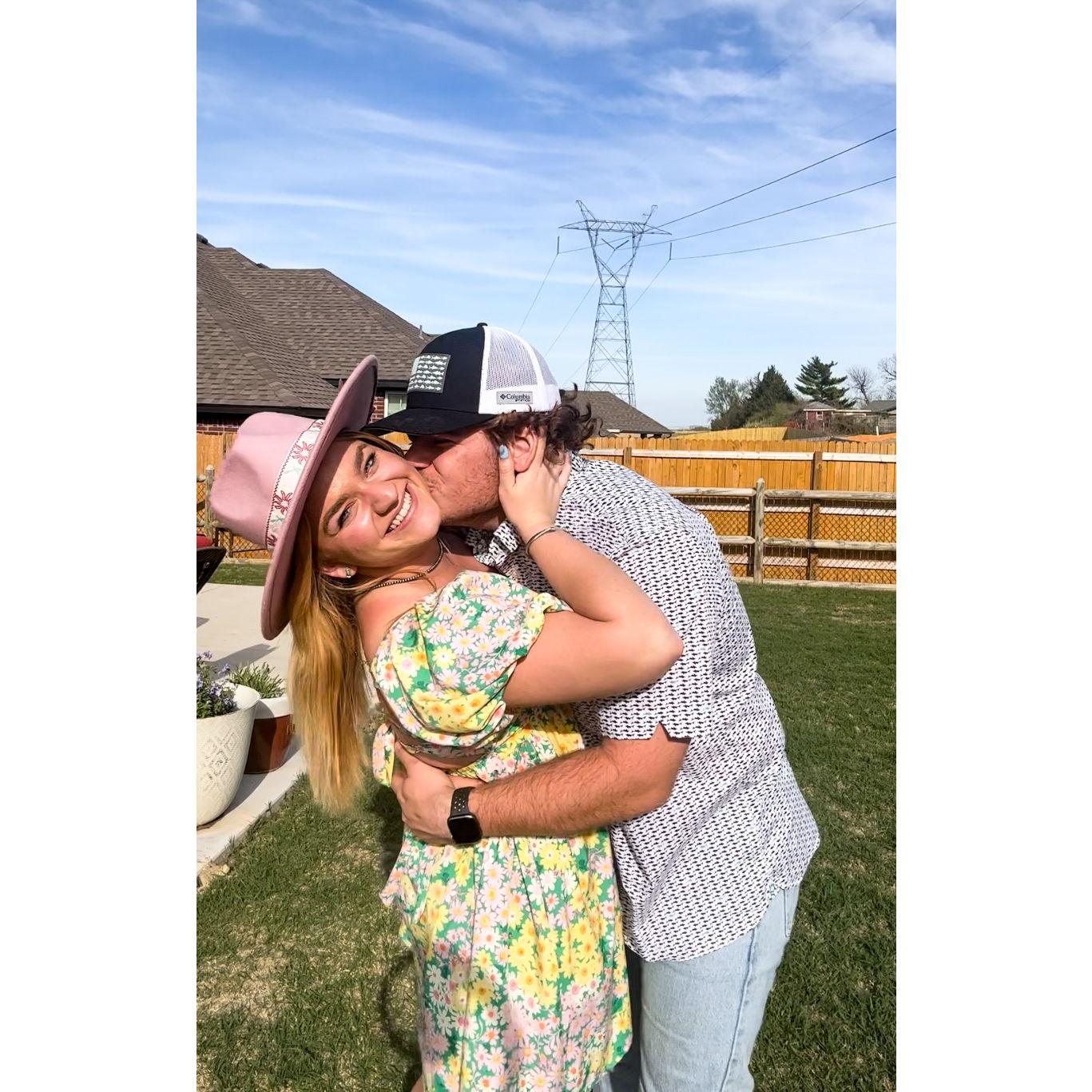 Our first easter together in Tulsa!