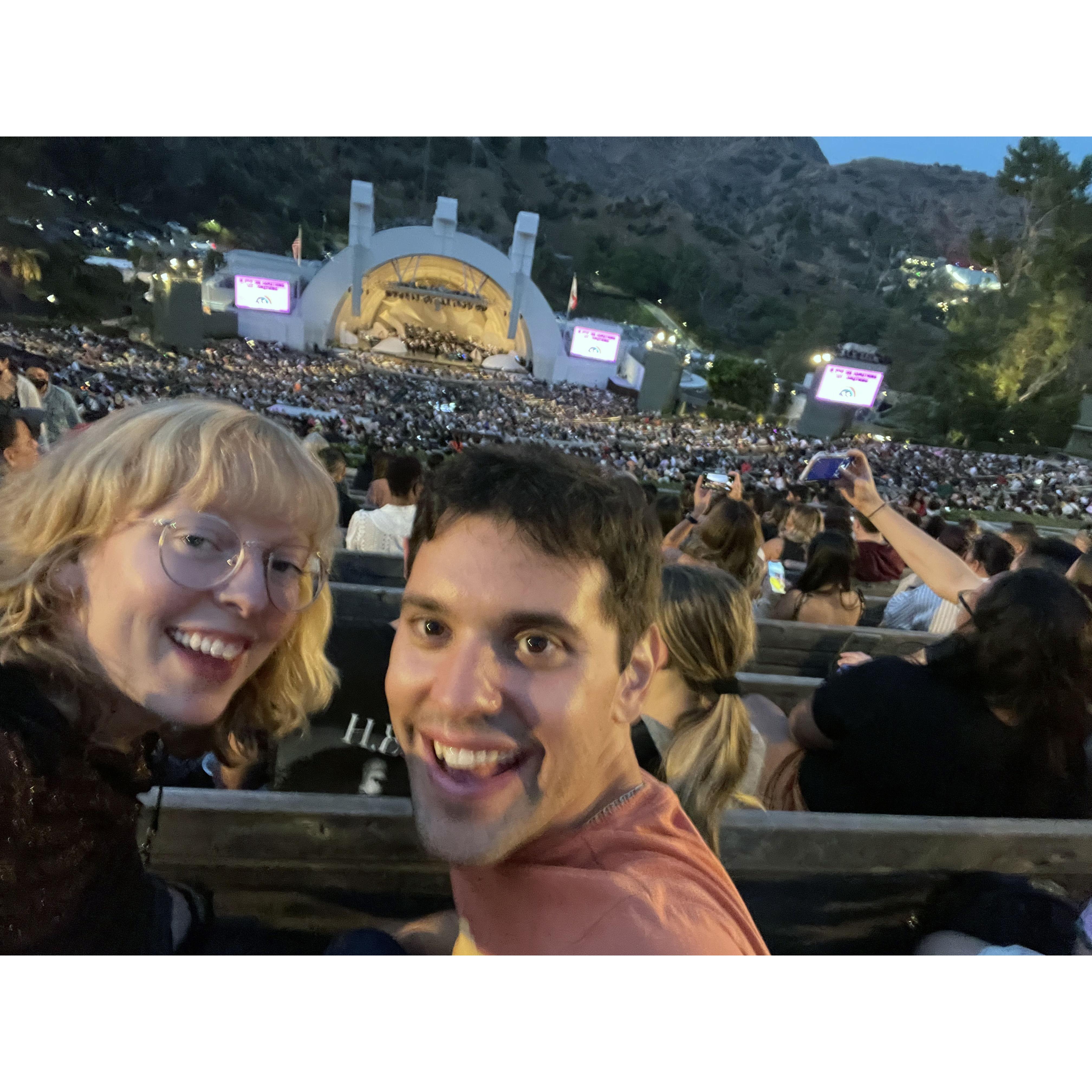 Seeing a show at the Hollywood Bowl