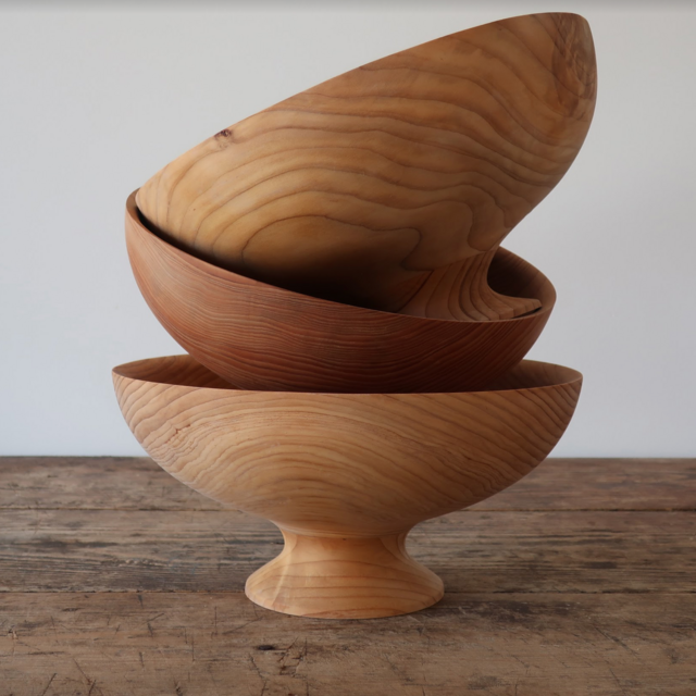 Italian Cedar Serving Bowl