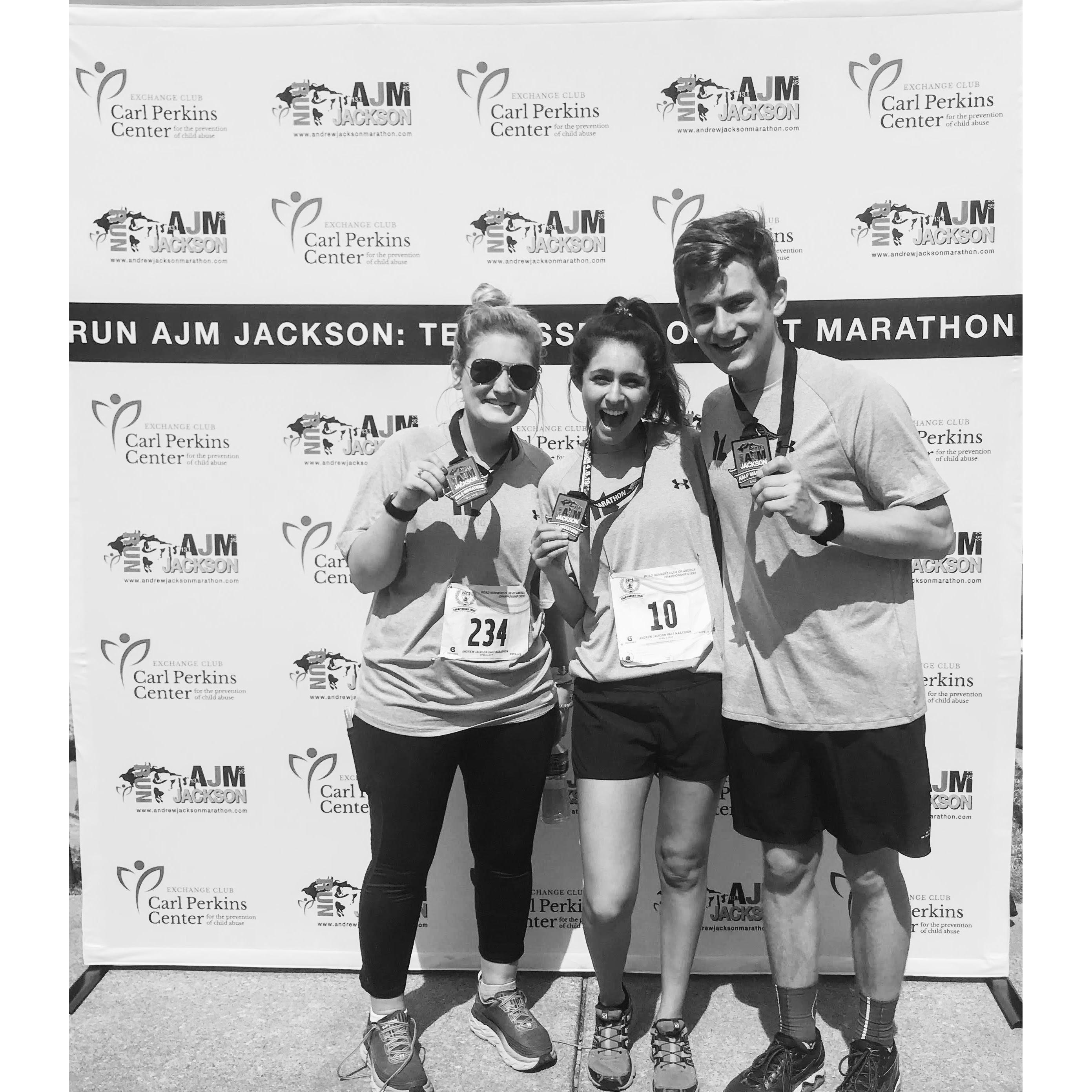 Shelby's first half-marathon!
