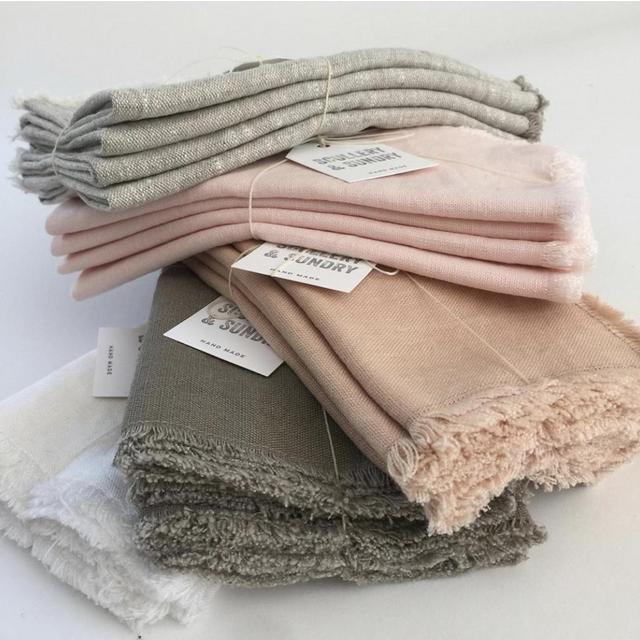 Scullery + Sundry Linen Napkins (8)