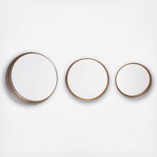 Antique Circa Mirrors, Set of 3