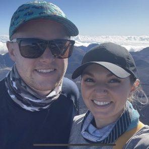 Hiking Haleakala in Maui, HI