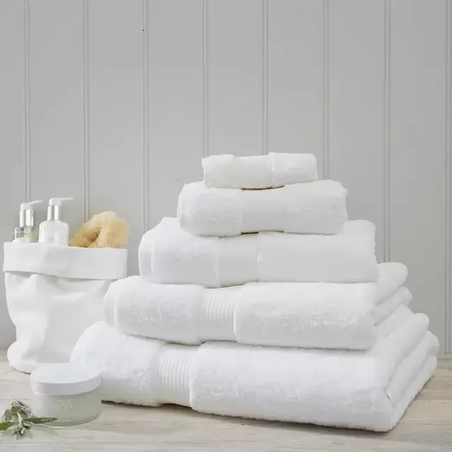 Luxury Egyptian Cotton Towels Set, White