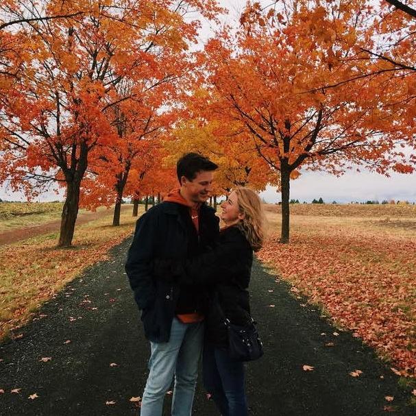 October, 2017. Glenna's first time visiting Kyle at school in Spokane.
