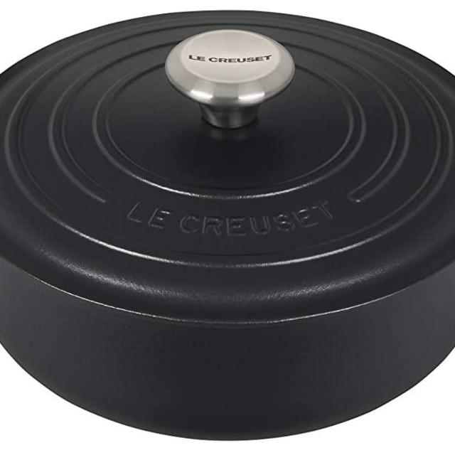Le Creuset Enameled Cast Iron Signature Sauteuse Oven, 3.5 qt., Licorice